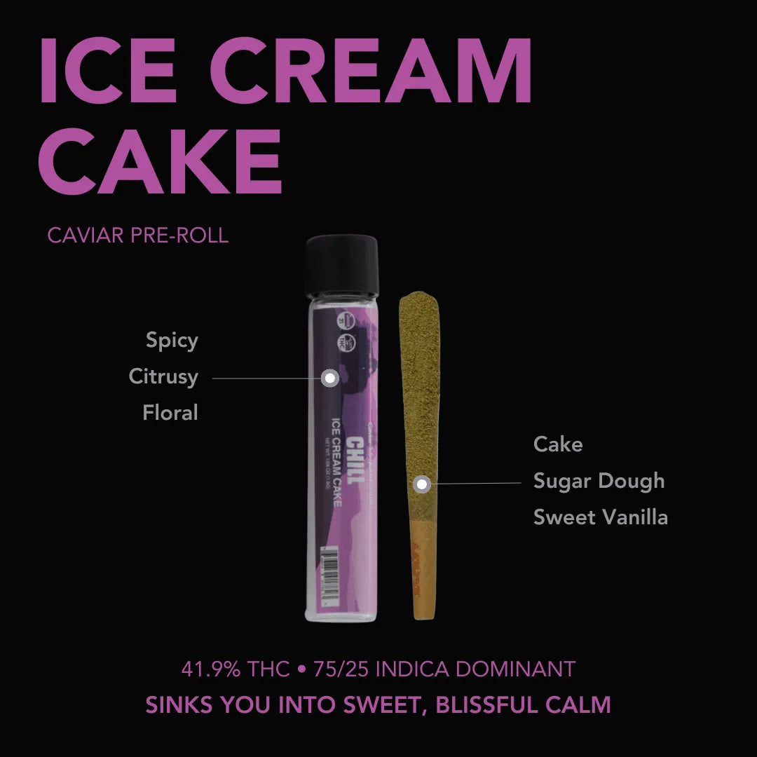 Caviar Pre-rolls: Ice Cream Cake