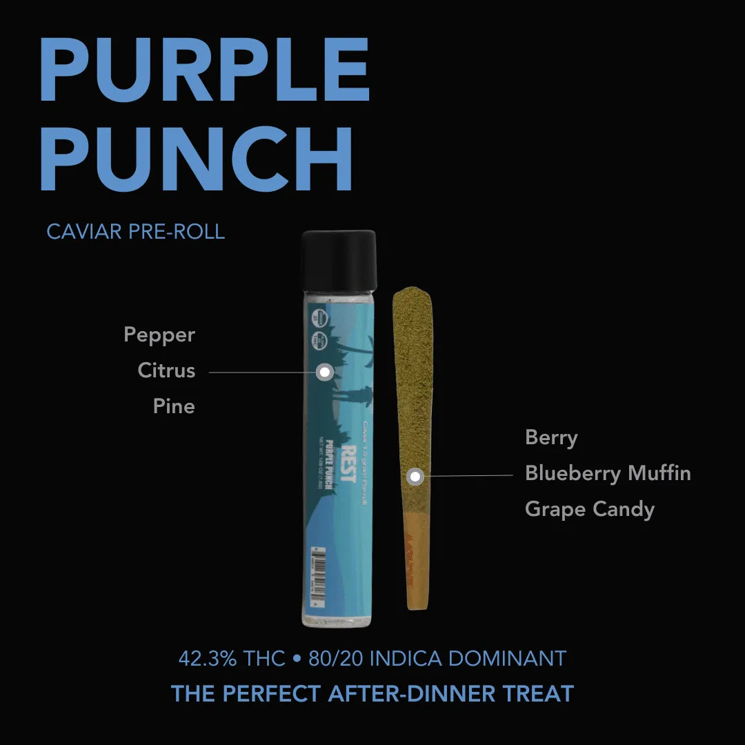 Caviar Pre-rolls: Purple Punch