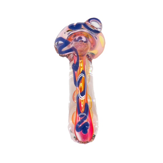 “The Tropical” Glass Flower / Hash Pipe